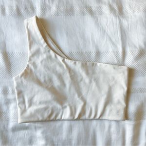 EUC Girlfriend Collective Bianca One-Shoulder Bra Size M
